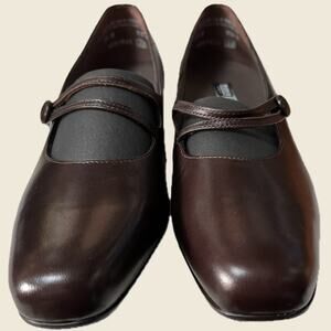 Munro Sarah Brown Mary Jane Pumps Women’s 8.5 Made in USA New